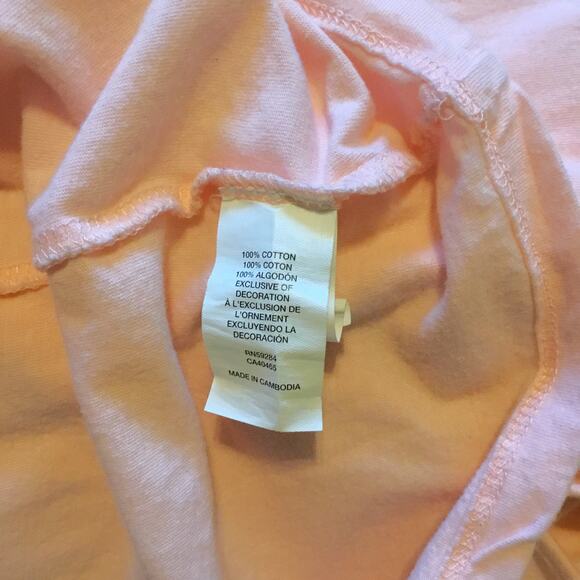 The Children's Place Long Sleeve Tee Pink Black Sequins Silver Glitter Large - Picture 4 of 6